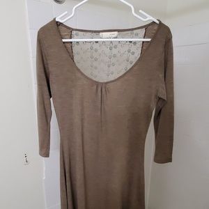 A'reve sheer back dress